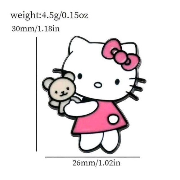 Hello Kitty enamel pin - Picture 2 of 2